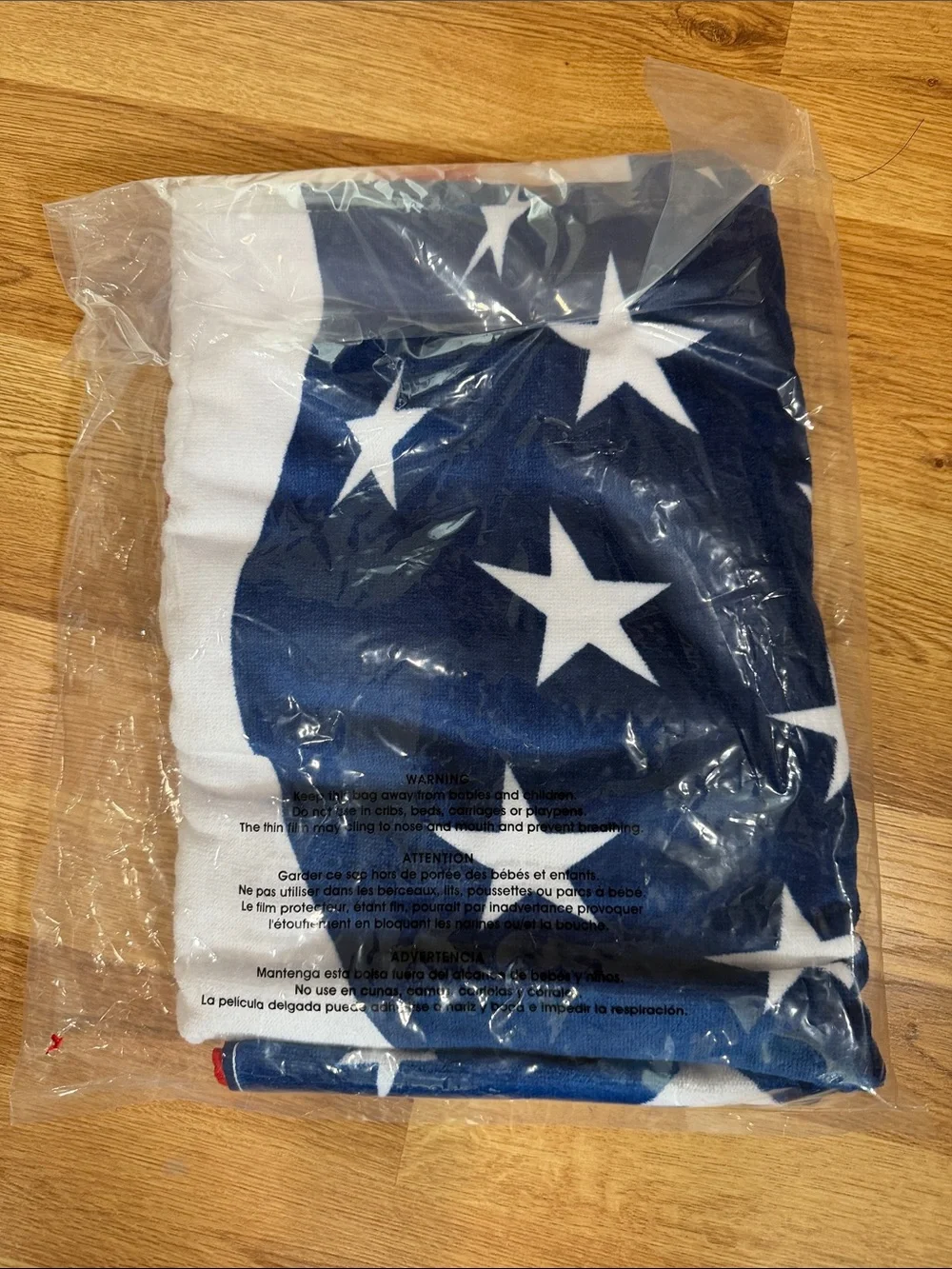 American Flag / Red & White Star & Stripe Set of Towels